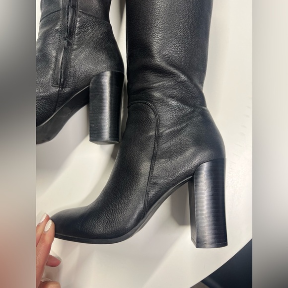 Kenneth Cole Justin Boots - Black - Size 8.5 - Gently Used With Box - Picture 2 of 7